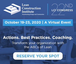 Lean Construction Institute Congress 2020